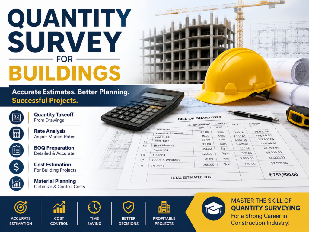 Quantity Survey for Buildings
